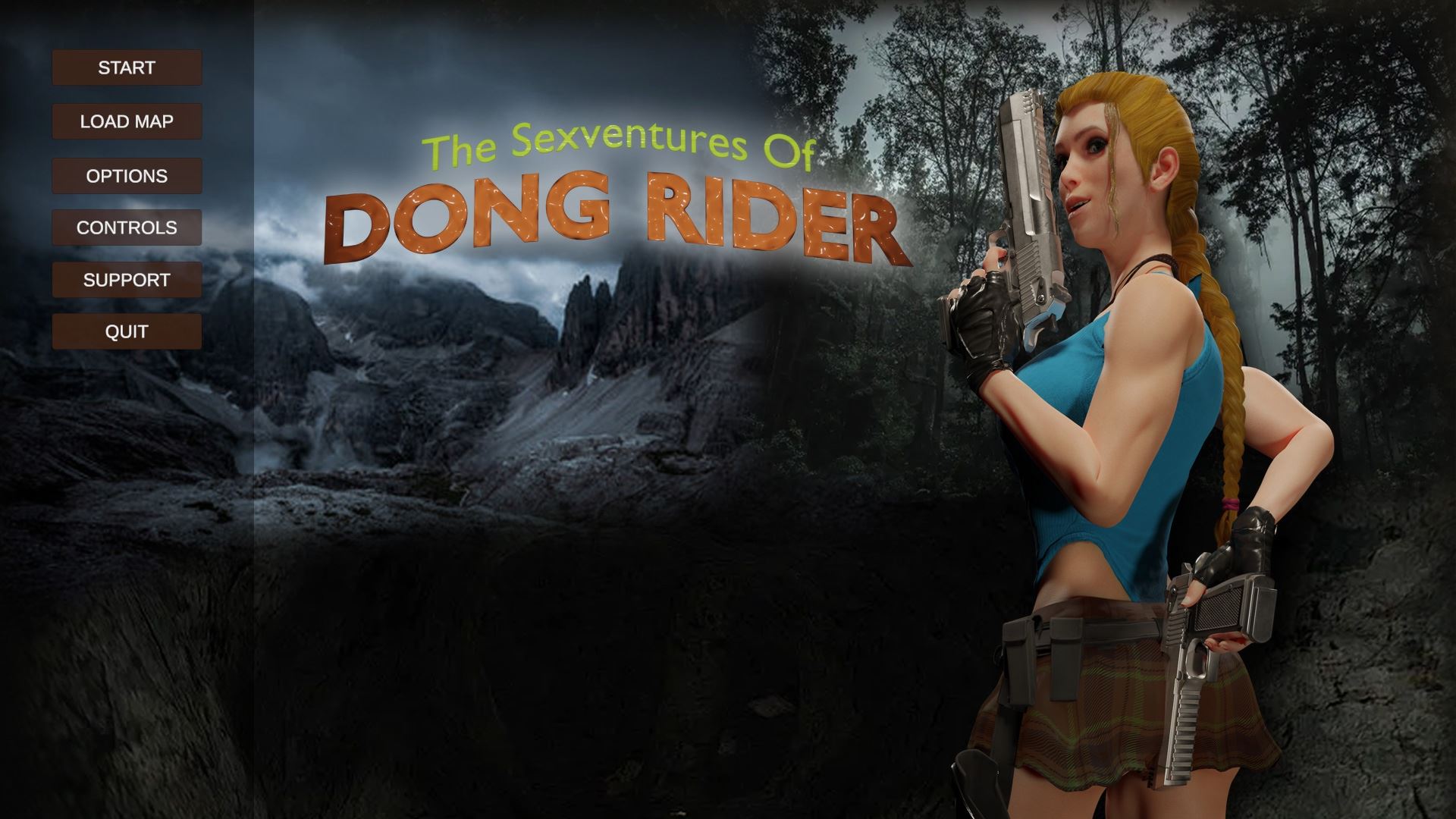 The Sexventures of Dong Rider porn xxx game download cover