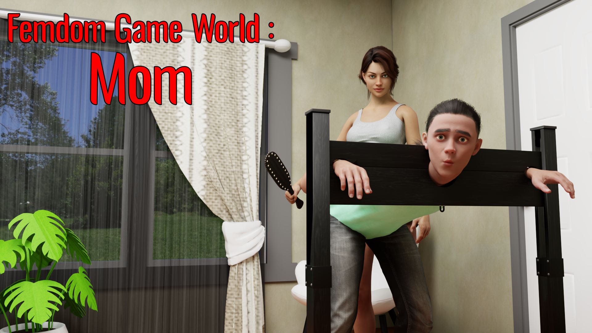 Femdom Game World: Mom porn xxx game download cover