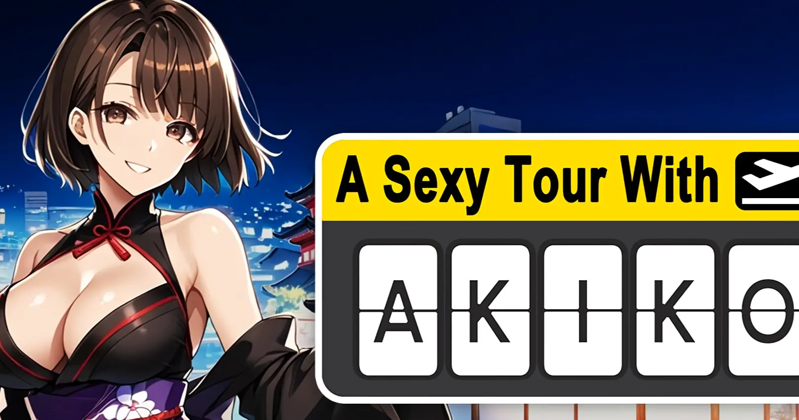 A Sexy Tour With Akiko porn xxx game download cover