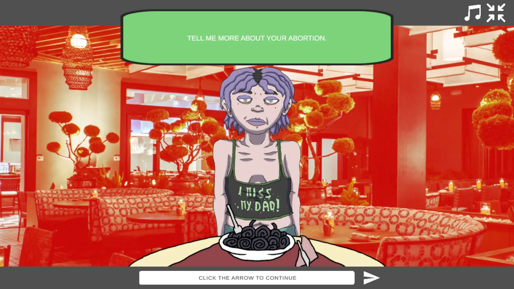 Fancy Dinner with the Horny Whore! porn xxx game download cover
