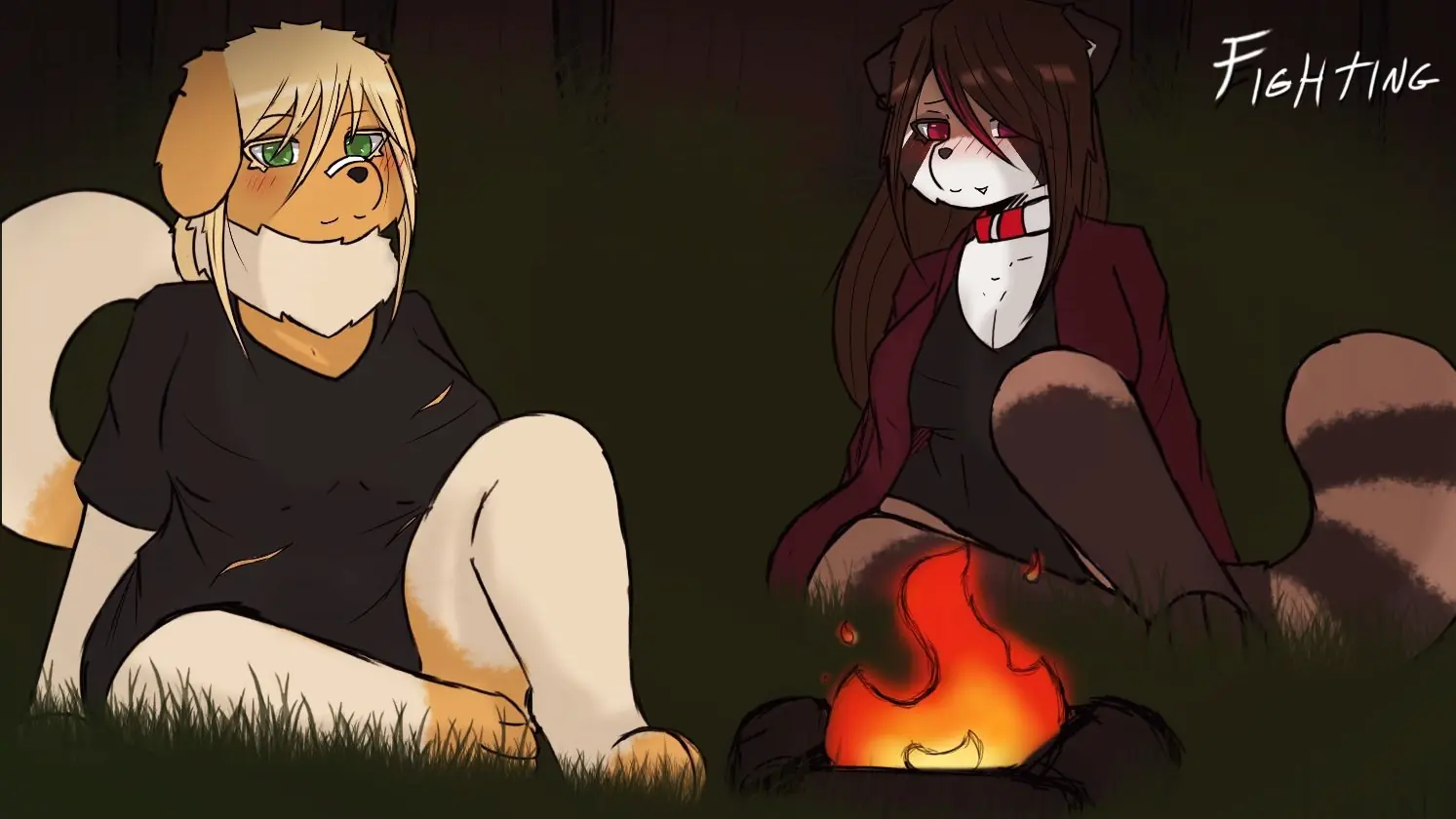Fighting for Their Fur porn xxx game download cover