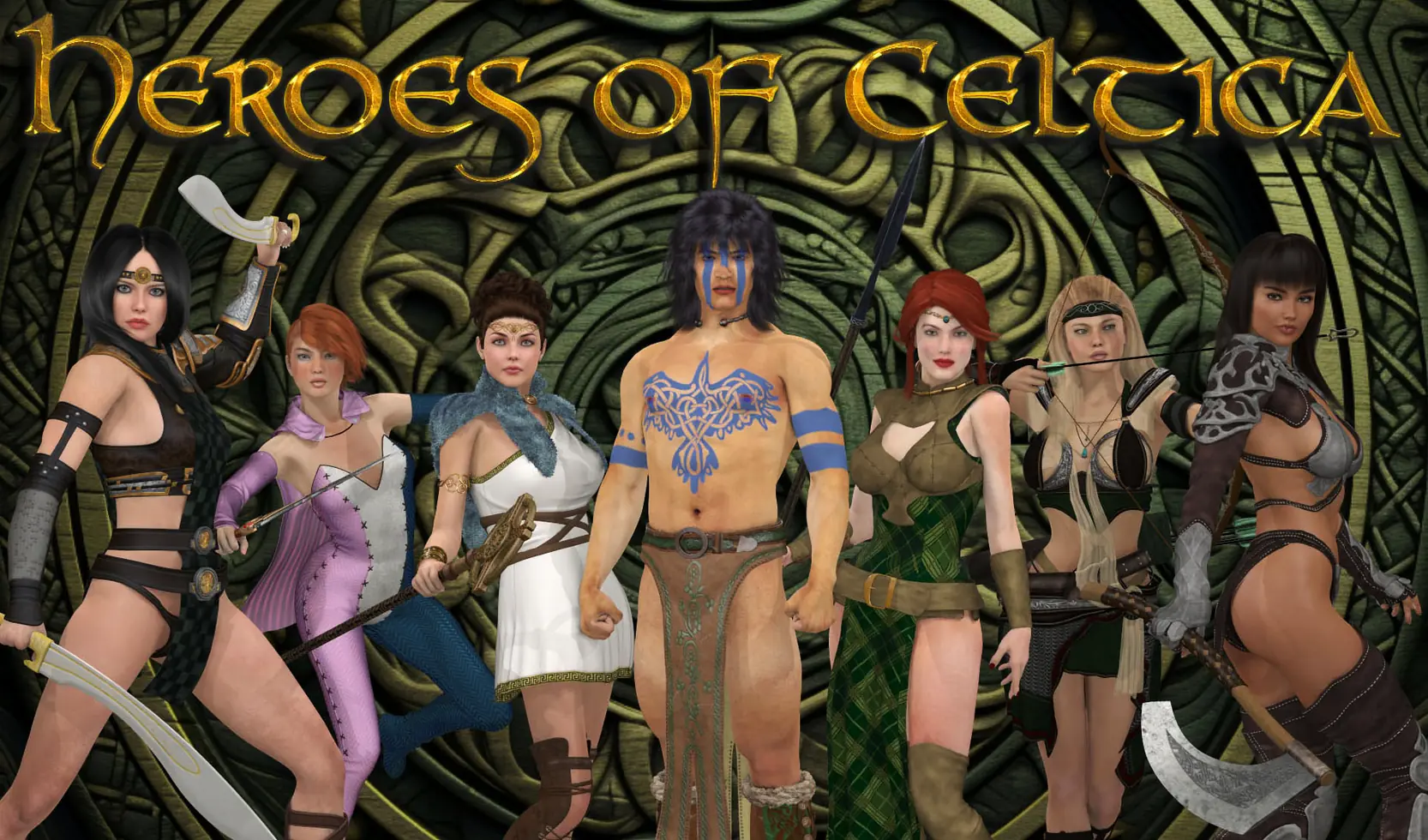 Heroes of Celtica porn xxx game download cover