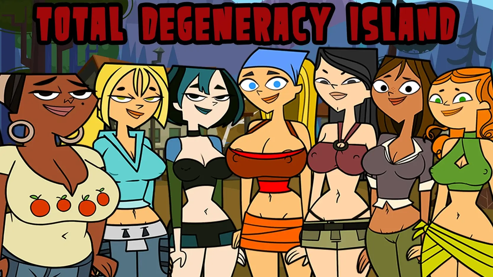 Total Degeneracy Island porn xxx game download cover