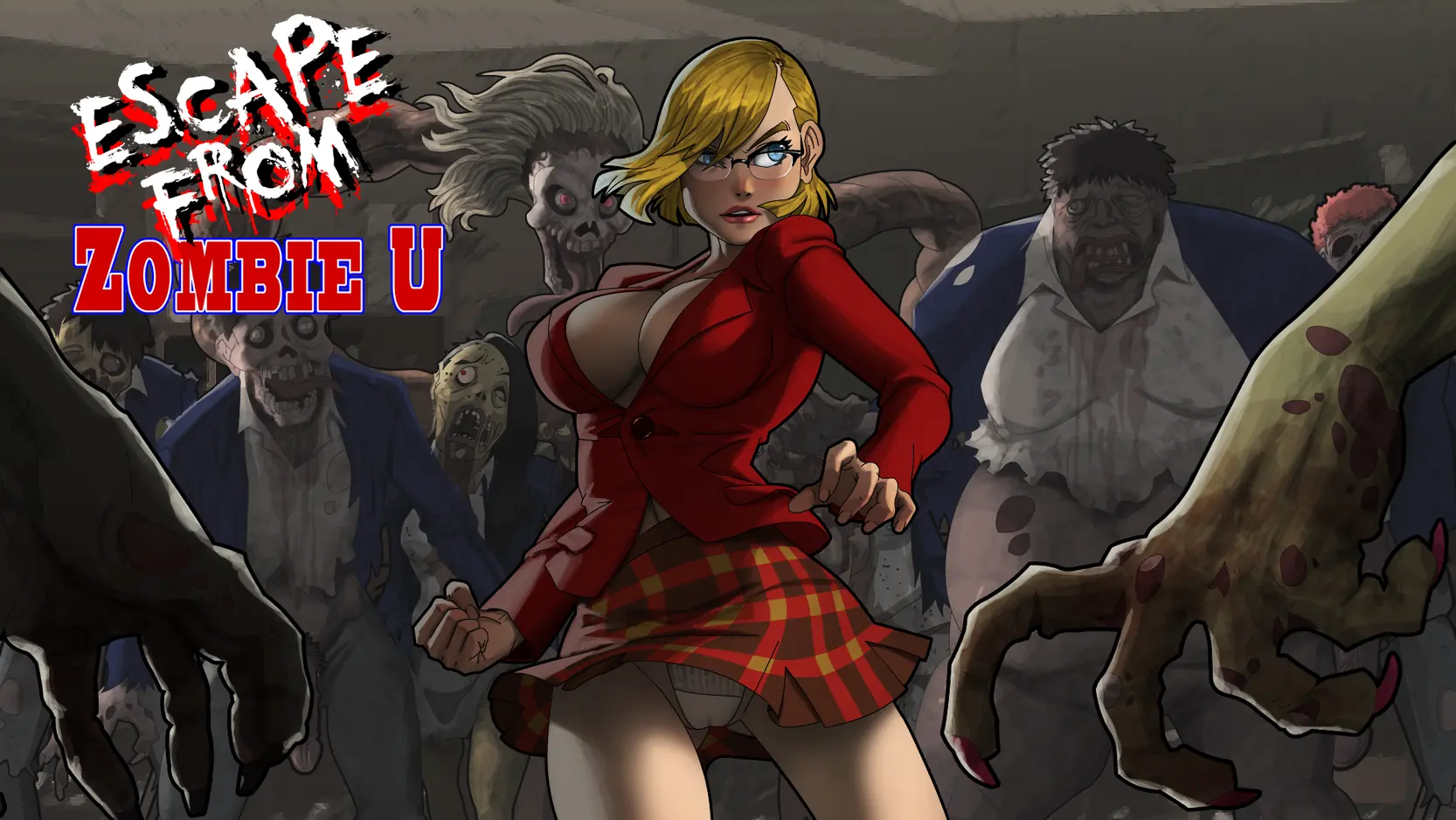Adult Escape From Zombie U porn xxx game download cover