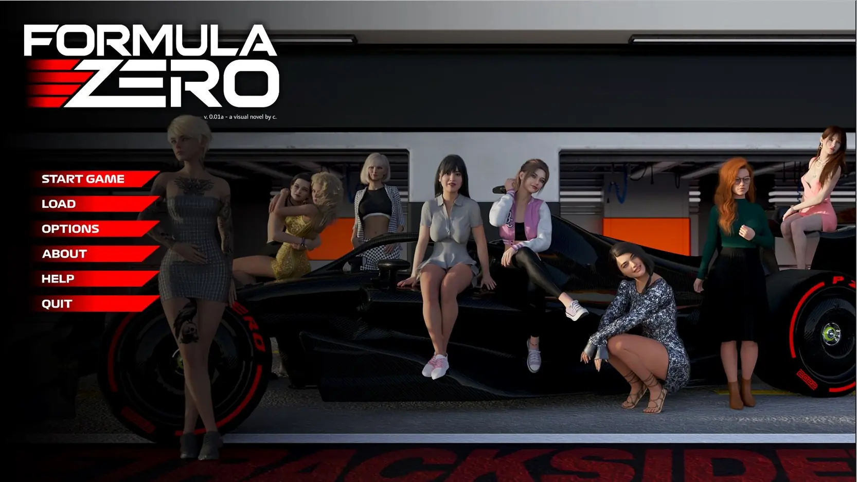 Formula Zero porn xxx game download cover