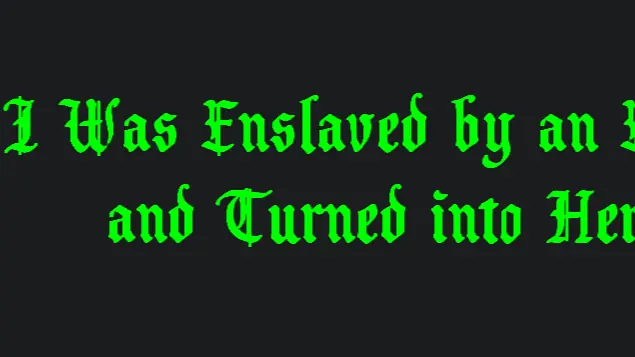 I Was Enslaved by an Evil Witch and Turned into Her Maid! porn xxx game download cover