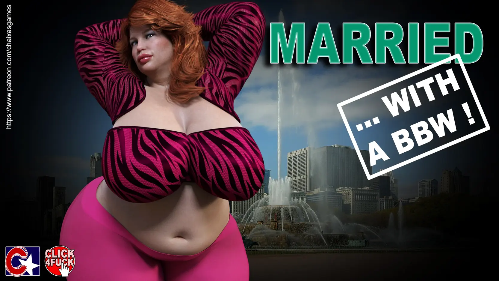 Married with a BBW porn xxx game download cover
