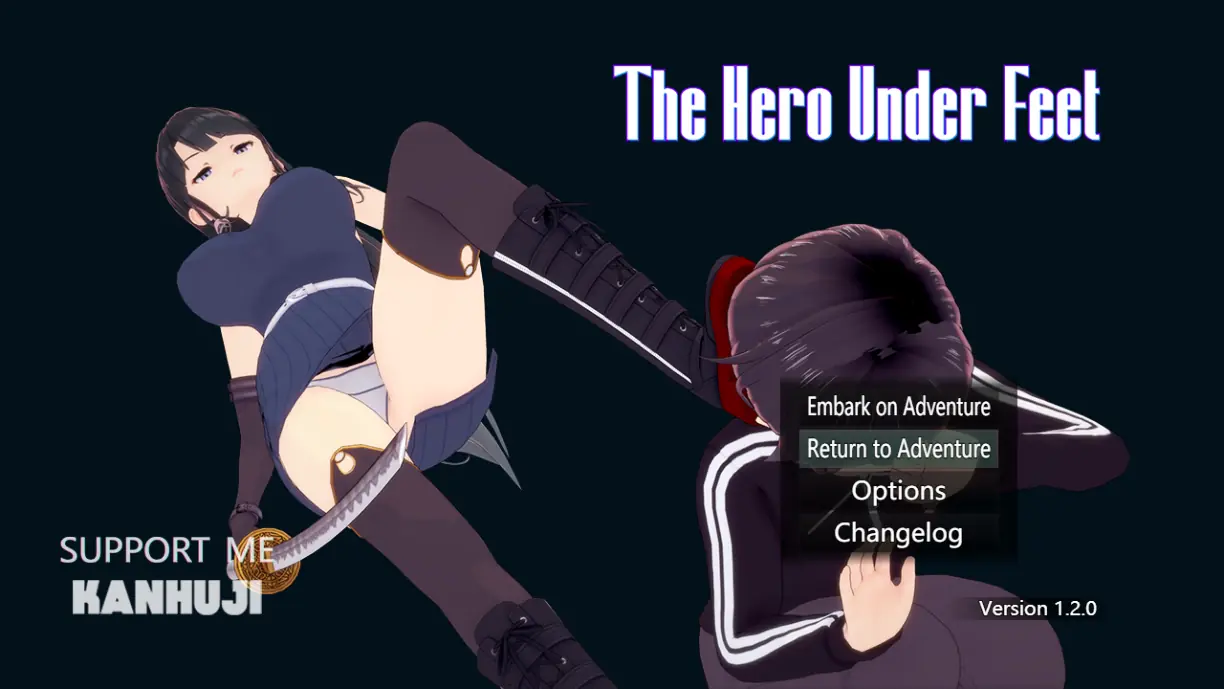 The Hero Under Feet porn xxx game download cover