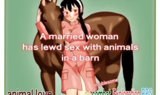 A married woman has lewd sex with animals in a barn porn xxx game download cover