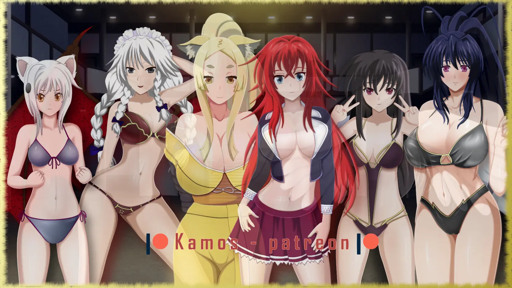 Harem king: Angels, Humans and Rias porn xxx game download cover