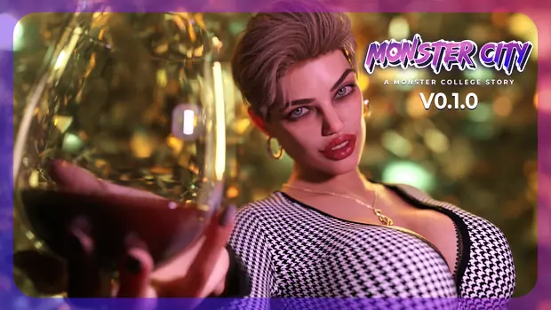 Monster City: A Monster College Story porn xxx game download cover