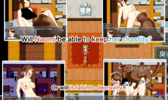The pet dog sneaks up on the woman secretly and uses his cunning to ensnare her Adult Game Screenshot (2)