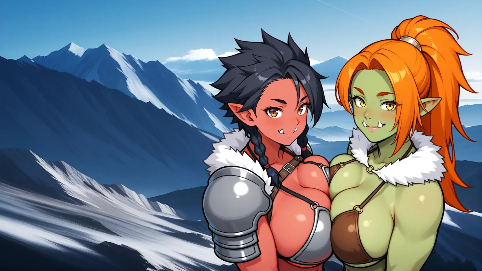 Tomboy- Trapped by Orcs porn xxx game download cover