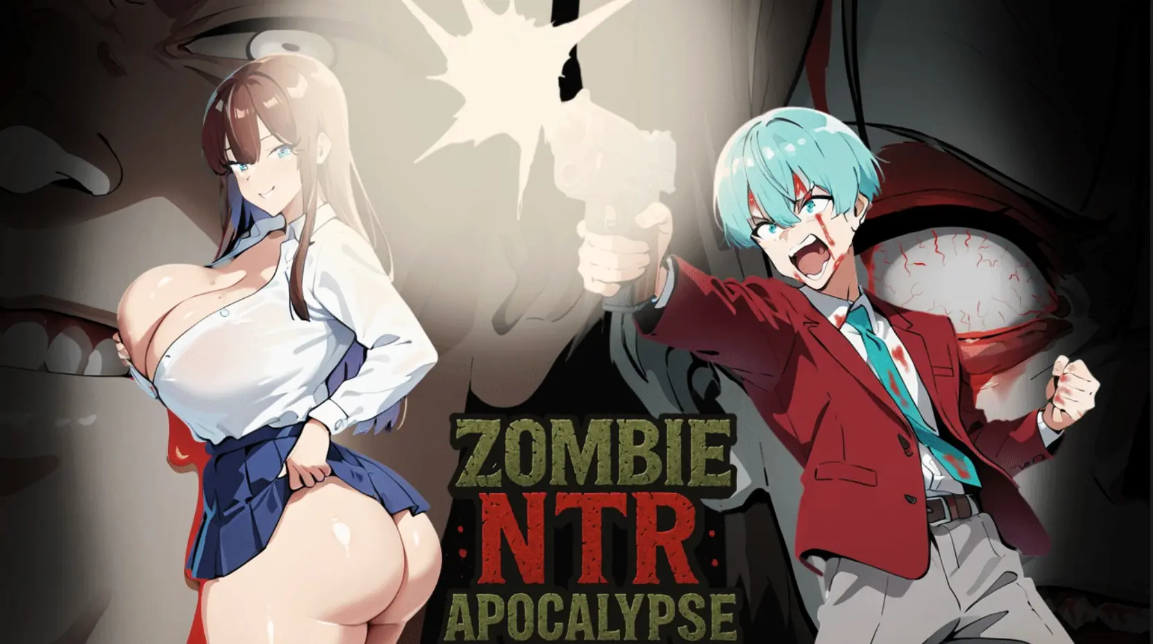 Zombie Ntr Apocalypse porn xxx game download cover