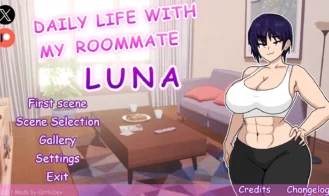 Daily Life with My Roommate Luna! porn xxx game download cover