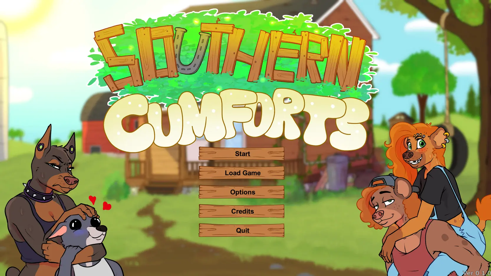 Southern Cumforts porn xxx game download cover