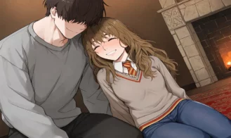 Studying with Hermione Adult Game Screenshot (2)