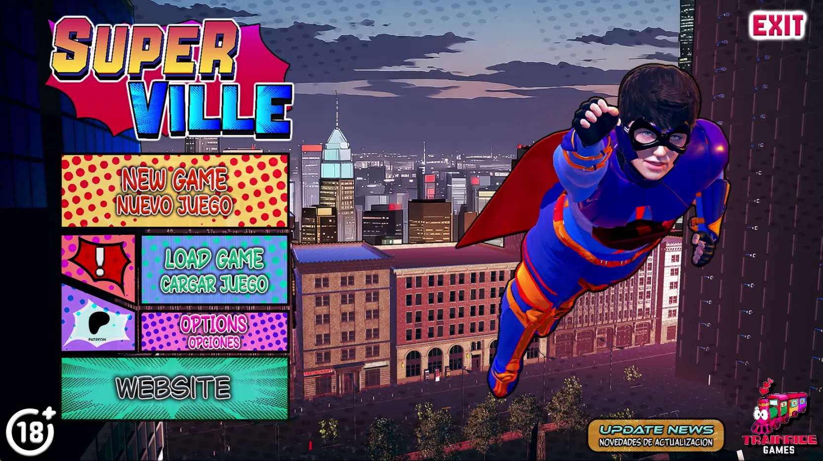 Super Ville porn xxx game download cover