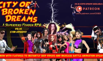 City of Broken Dreams: A Femdom Superhero Game porn xxx game download cover
