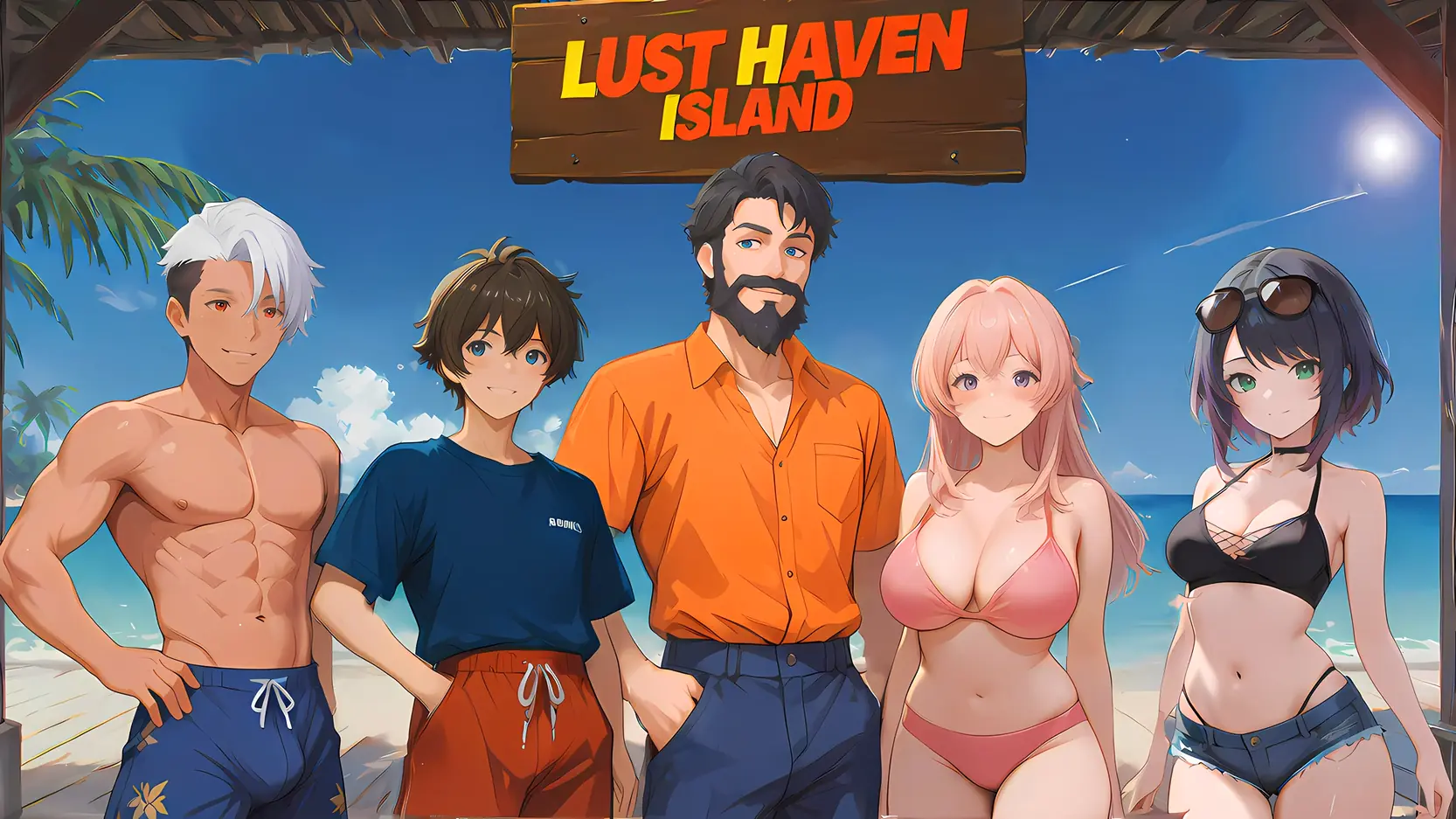 Lust Haven Island! Forbidden Shores porn xxx game download cover