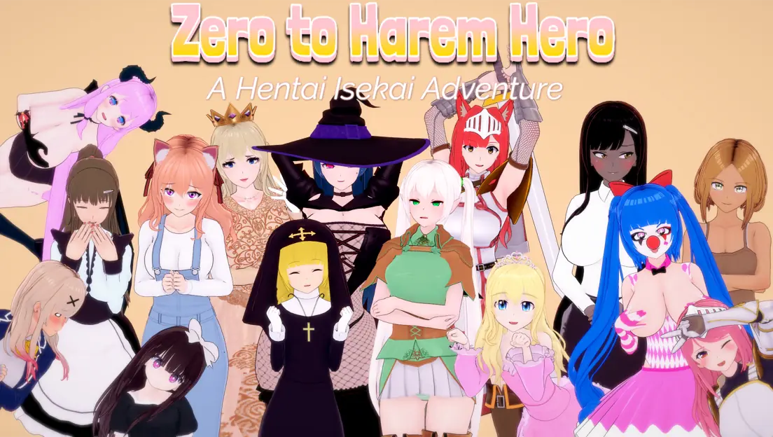Zero to Harem Hero A Hentai Isekai Adventure porn xxx game download cover