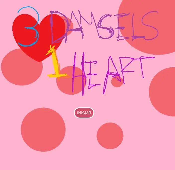 3 DAMSELS 1 HEART(a stupid paint game) porn xxx game download cover