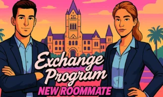 Exchange Program: New Roommate porn xxx game download cover