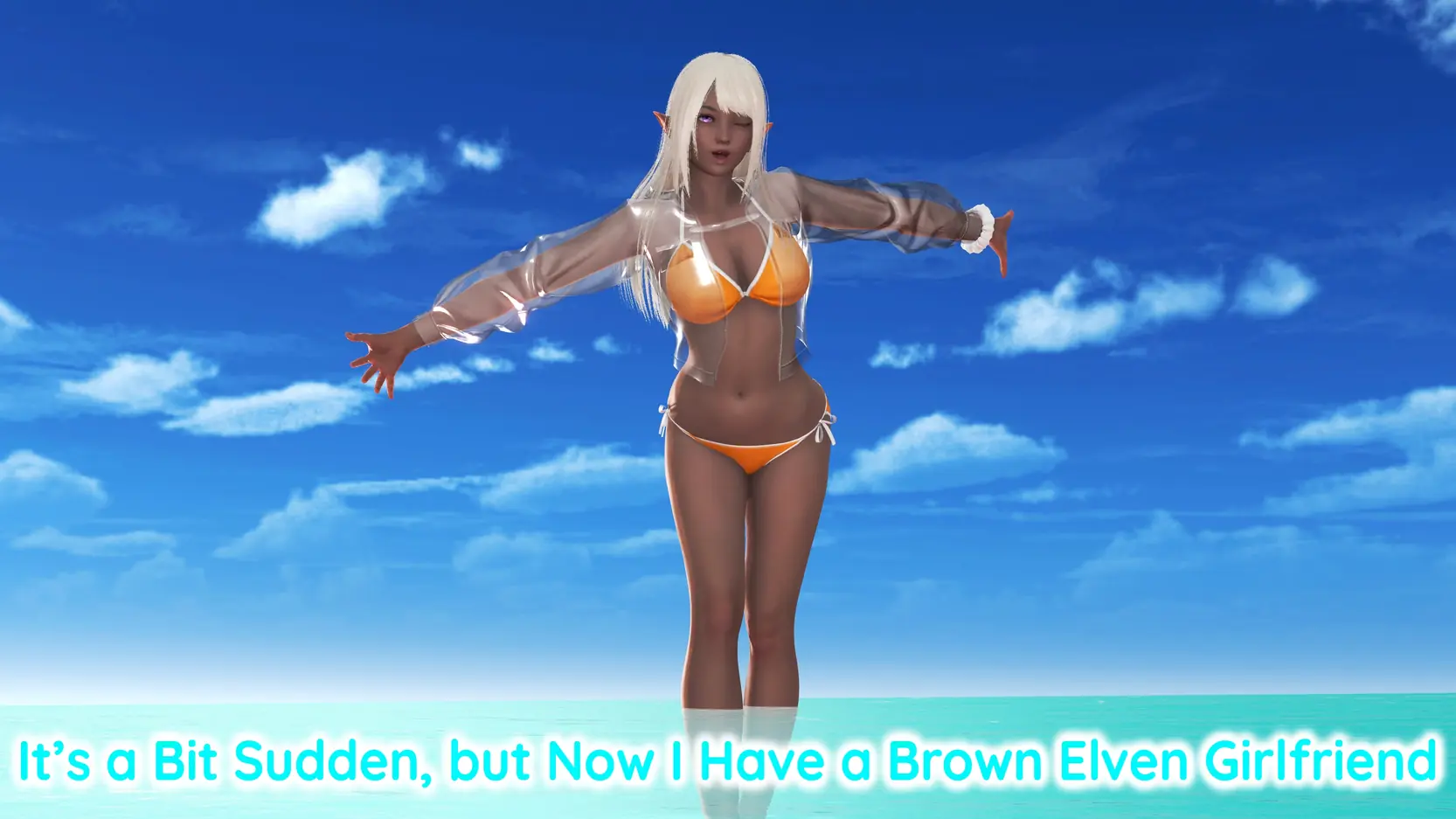 It’s a Bit Sudden, but Now I Have a Brown Elven Girlfriend porn xxx game download cover