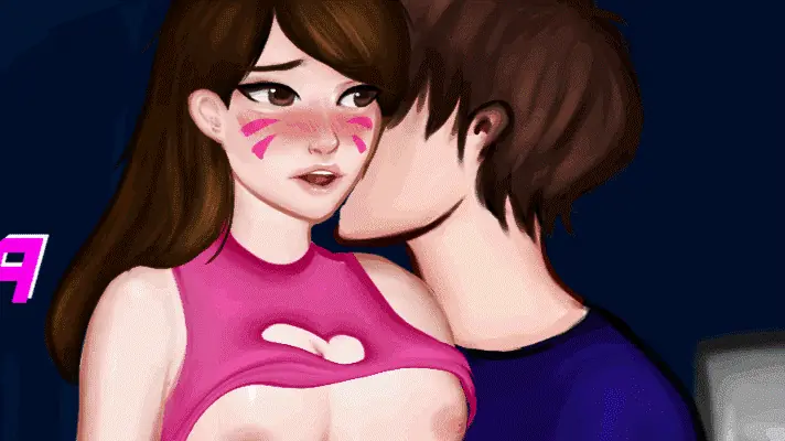 A Date with D.Va porn xxx game download cover