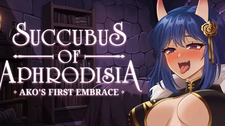 Succubus of Aphrodisia- Ako’s First Embrace porn xxx game download cover