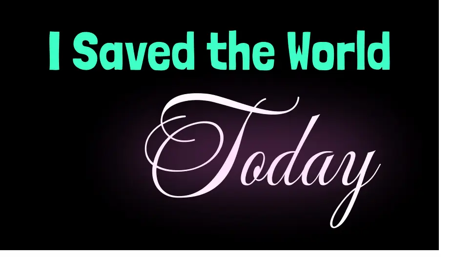 I Saved the World Today porn xxx game download cover