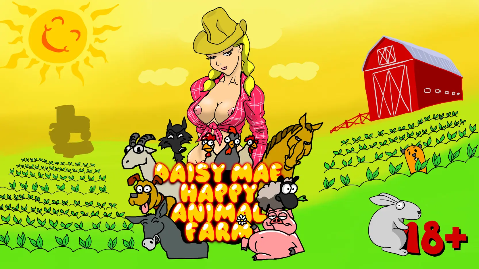 Daisy Mae happy animal farm porn xxx game download cover