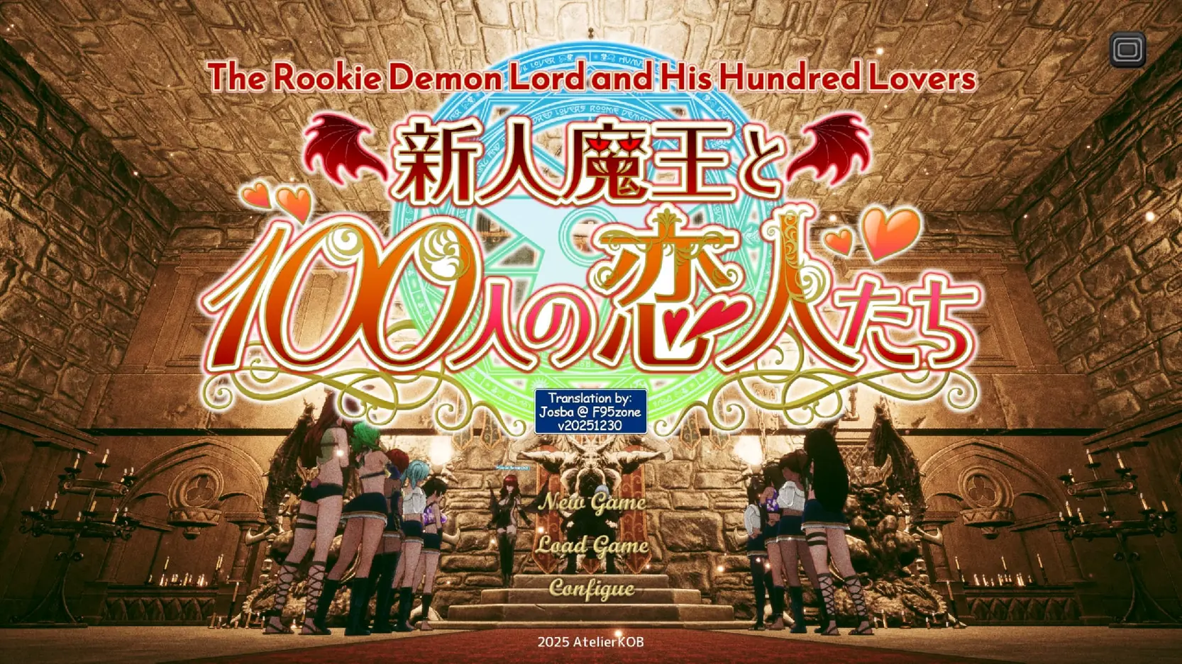 The Rookie Demon Lord and His Hundred Lovers porn xxx game download cover
