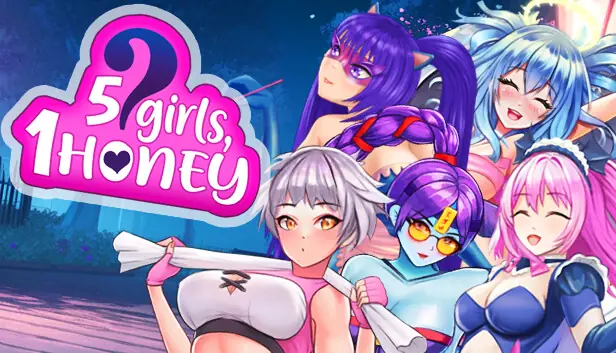 5 Girls, 1 Honey porn xxx game download cover
