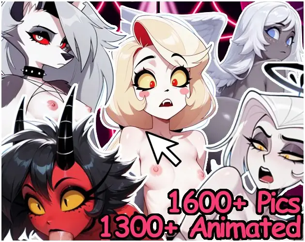 Hazbin Hotel & Helluva Boss Hentai Clicker porn xxx game download cover