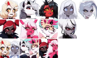 Hazbin Hotel & Helluva Boss Hentai Clicker Adult Game Screenshots (1)