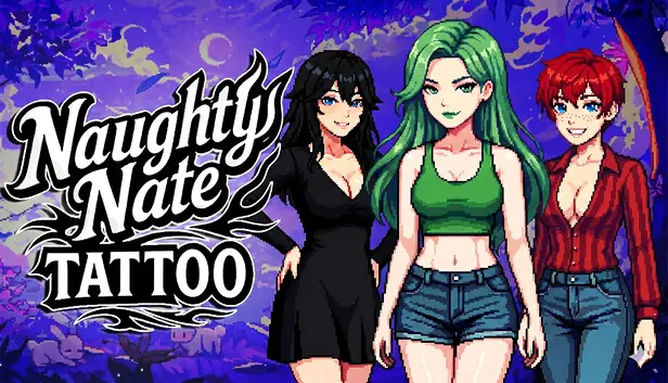 Naughty Nate : Tattoo porn xxx game download cover