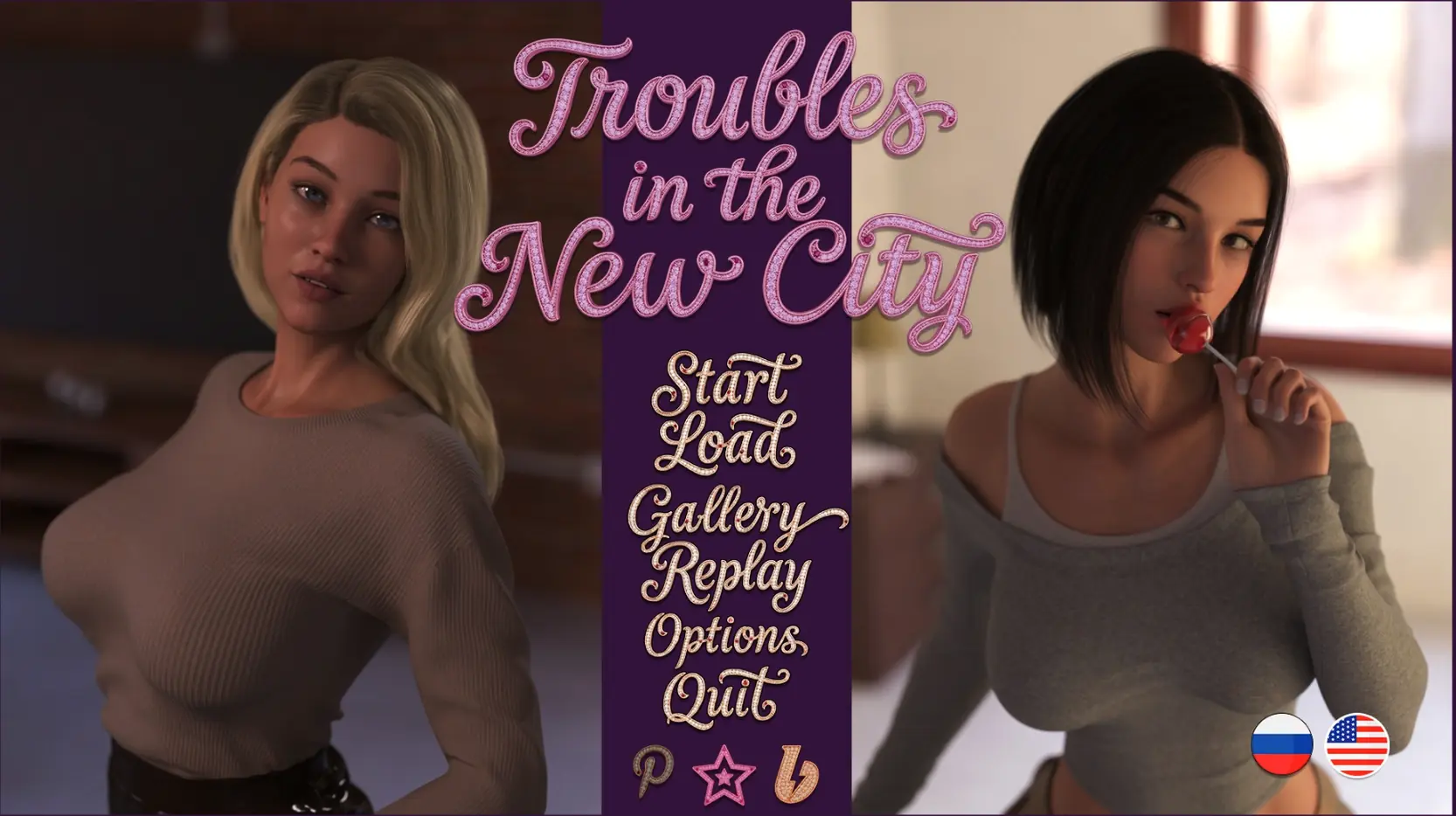 Troubles in the New City porn xxx game download cover