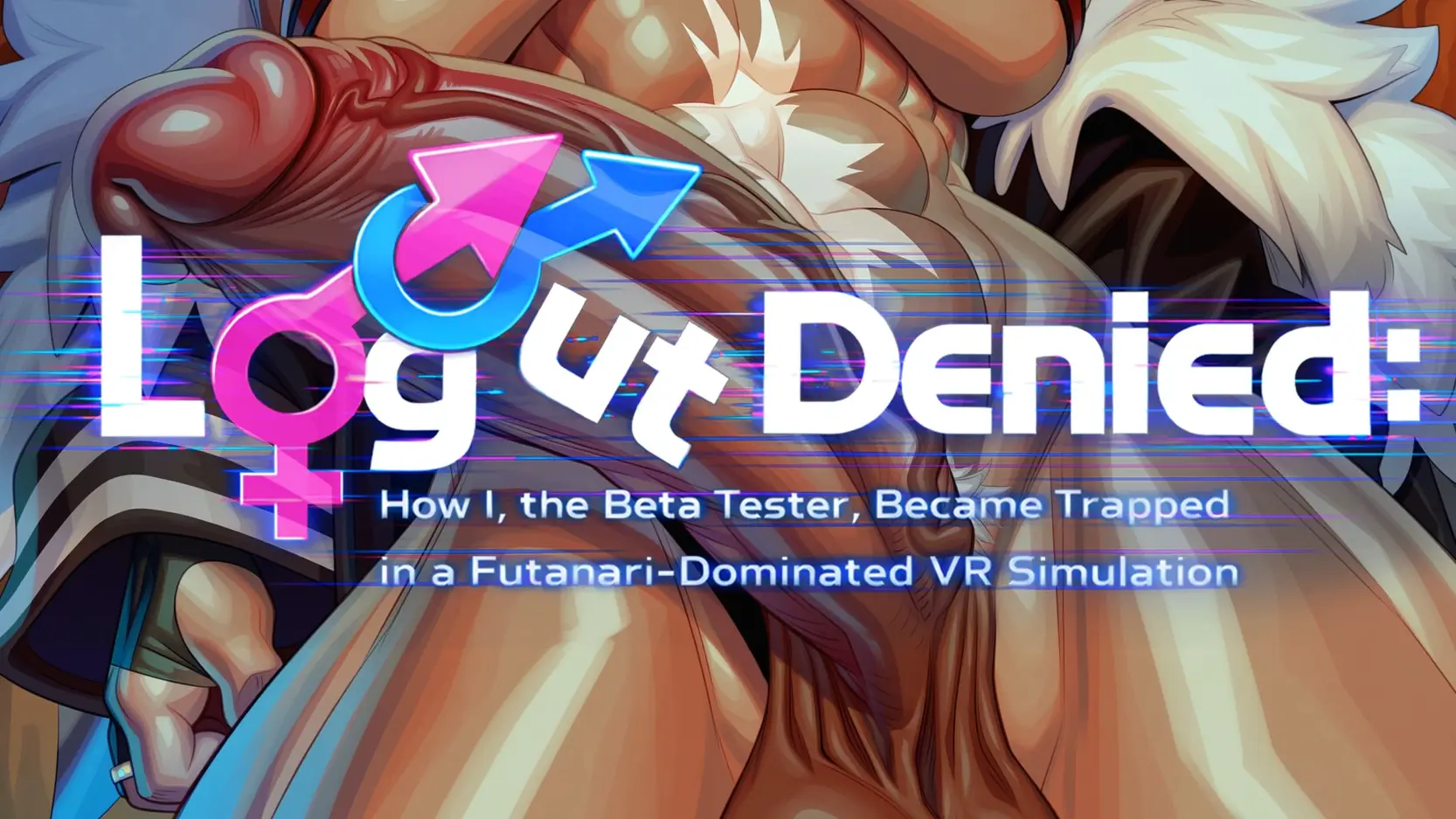 Logout Denied How I, the Beta Tester, Became Trapped in a Futanari-Dominated VR Simulation porn xxx game download cover