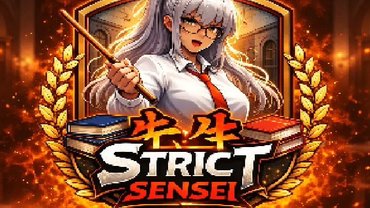 Strict Sensei porn xxx game download cover