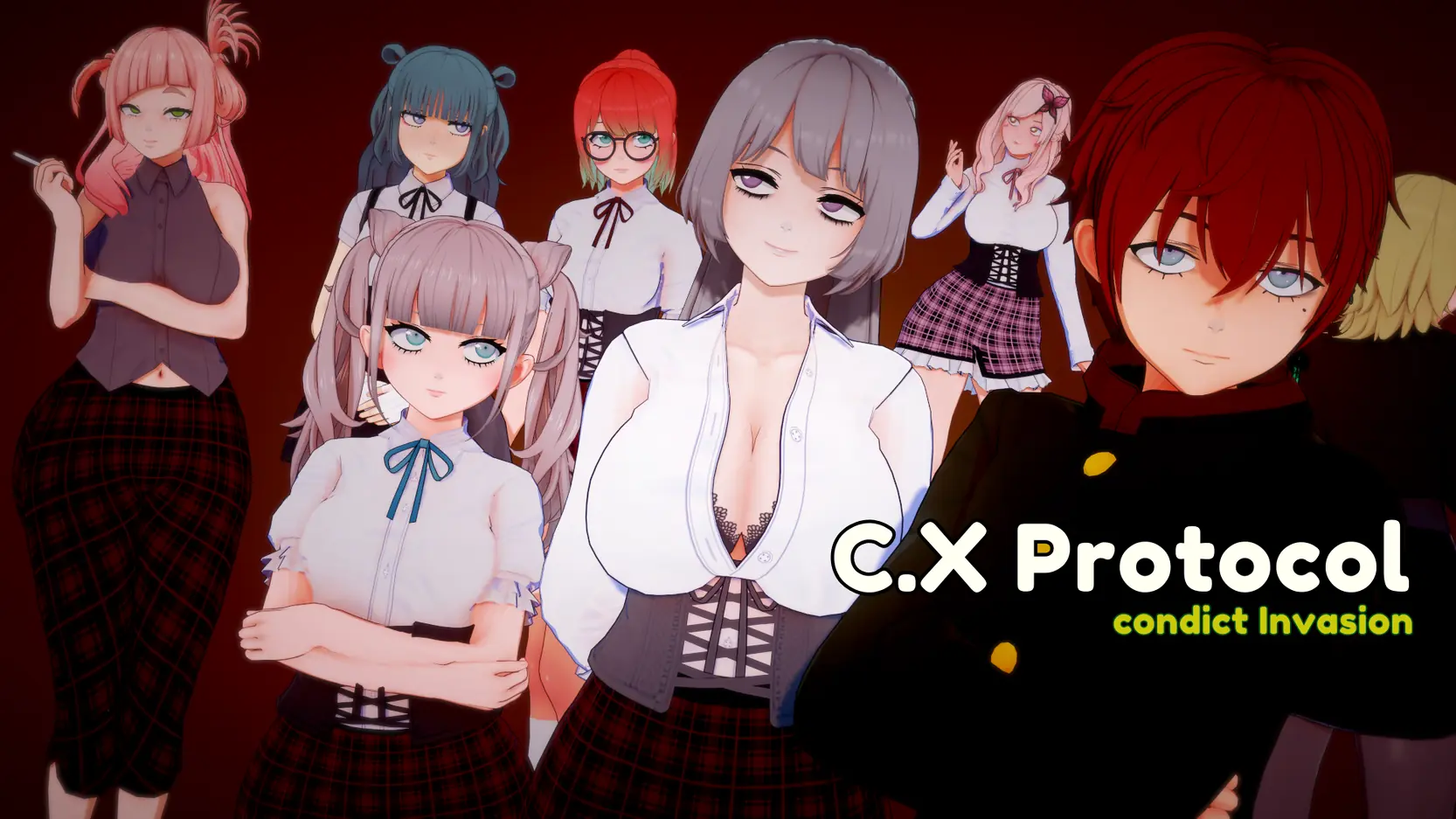 C.X Protocol: Condict Invasion porn xxx game download cover