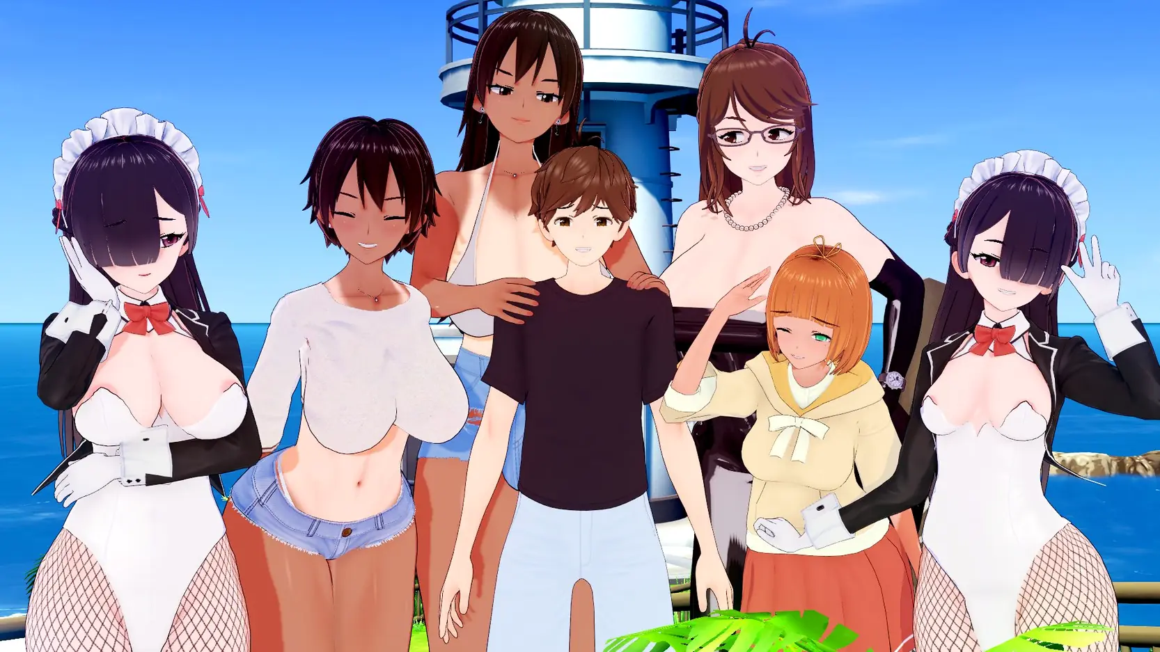 Futanari Resort porn xxx game download cover