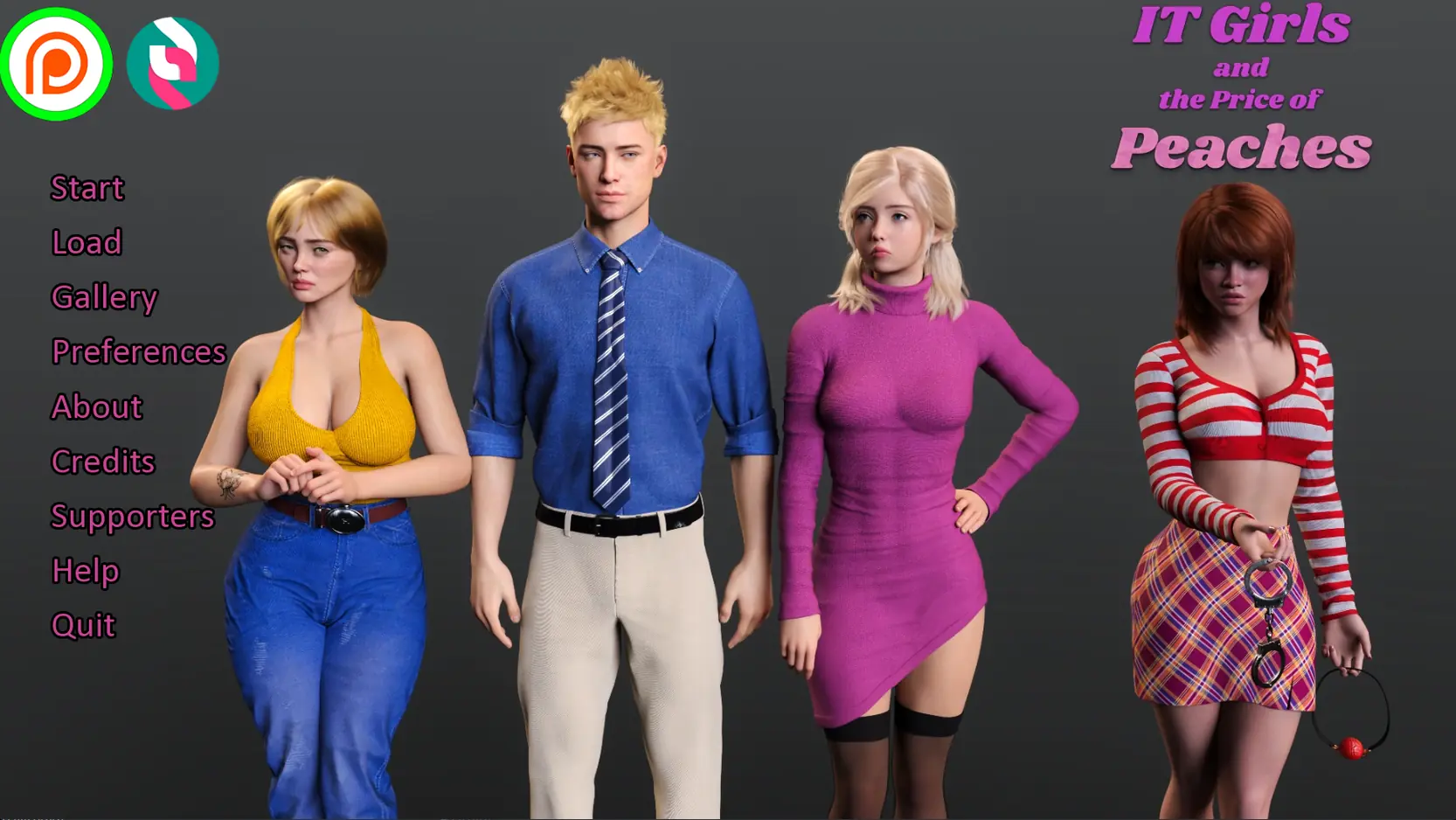 IT Girls and the Price of Peaches porn xxx game download cover