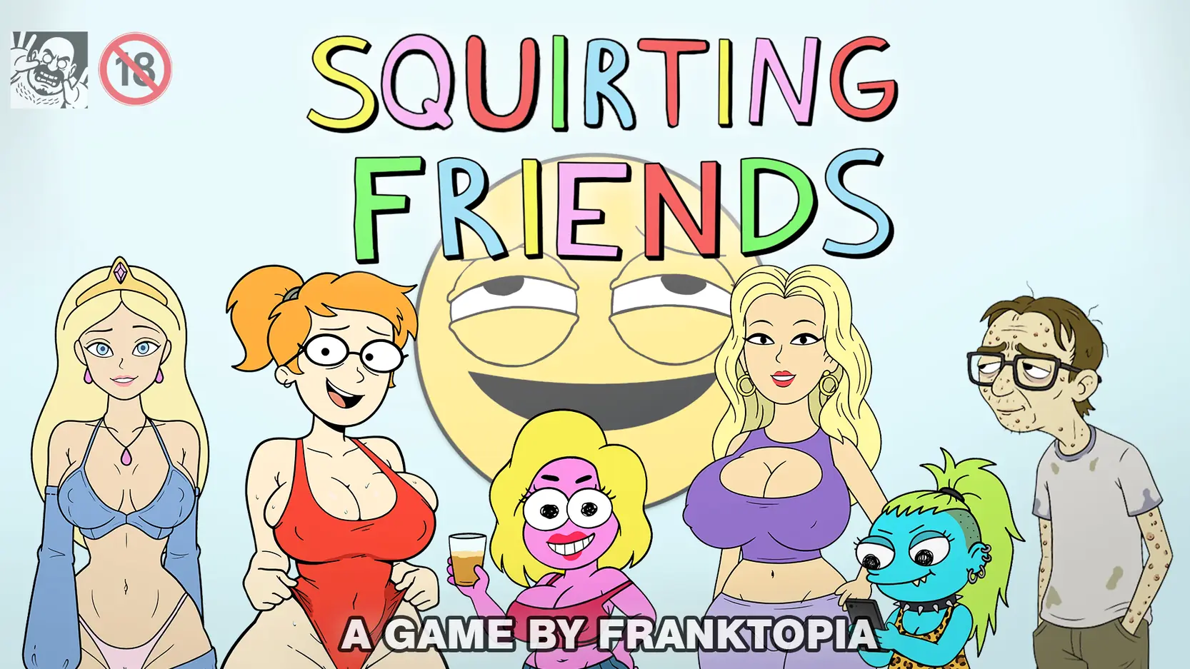 Squirting Friends porn xxx game download cover