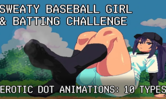 Sweaty Baseball Girl And Batting Challenge porn xxx game download cover