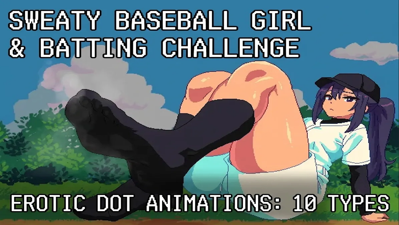 Sweaty Baseball Girl And Batting Challenge porn xxx game download cover