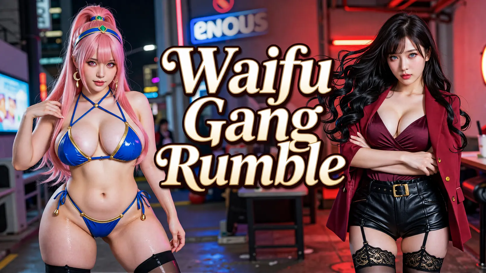 Waifu Gang Rumble porn xxx game download cover