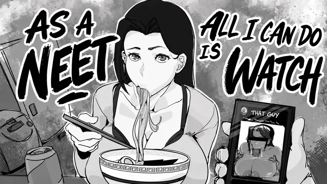 As a NEET, All I Can Do is Watch porn xxx game download cover