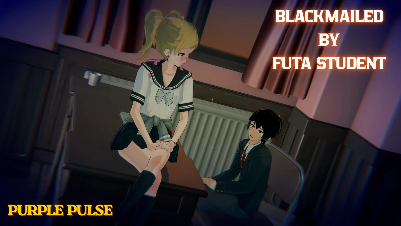 Blackmailed By Futa Student porn xxx game download cover