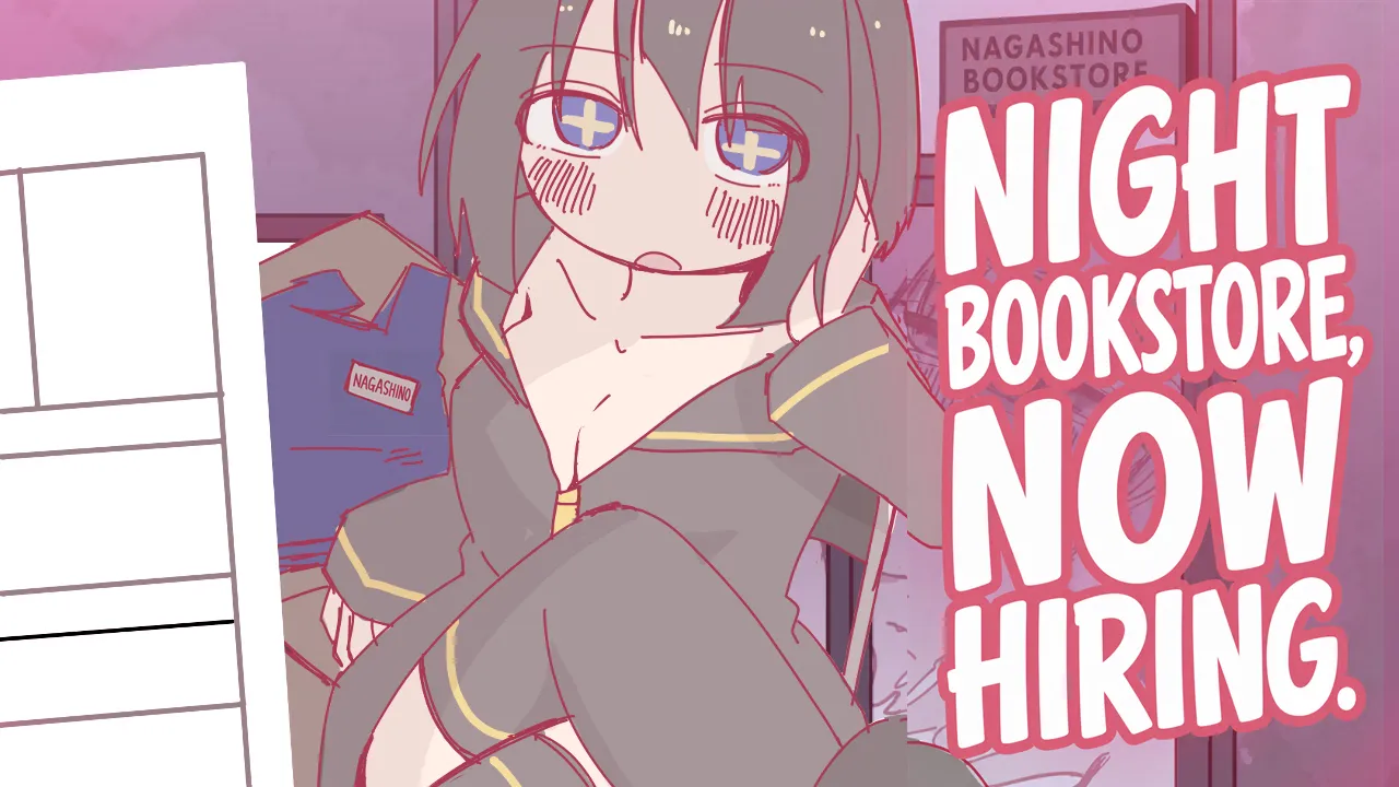 Night Bookstore, Now Hiring. porn xxx game download cover